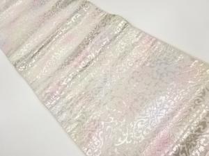 菱唐草紋織出し袋帯